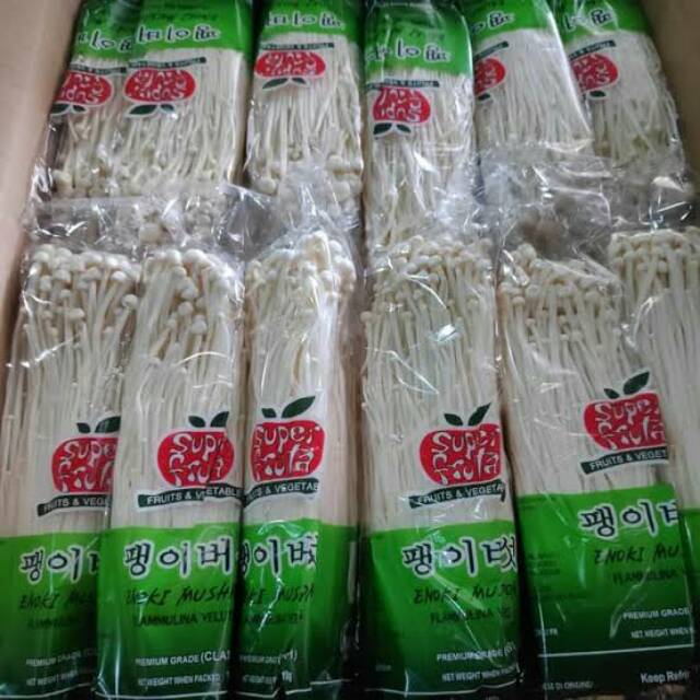 

Jamur enoki/cendawan enoki(per pcs)