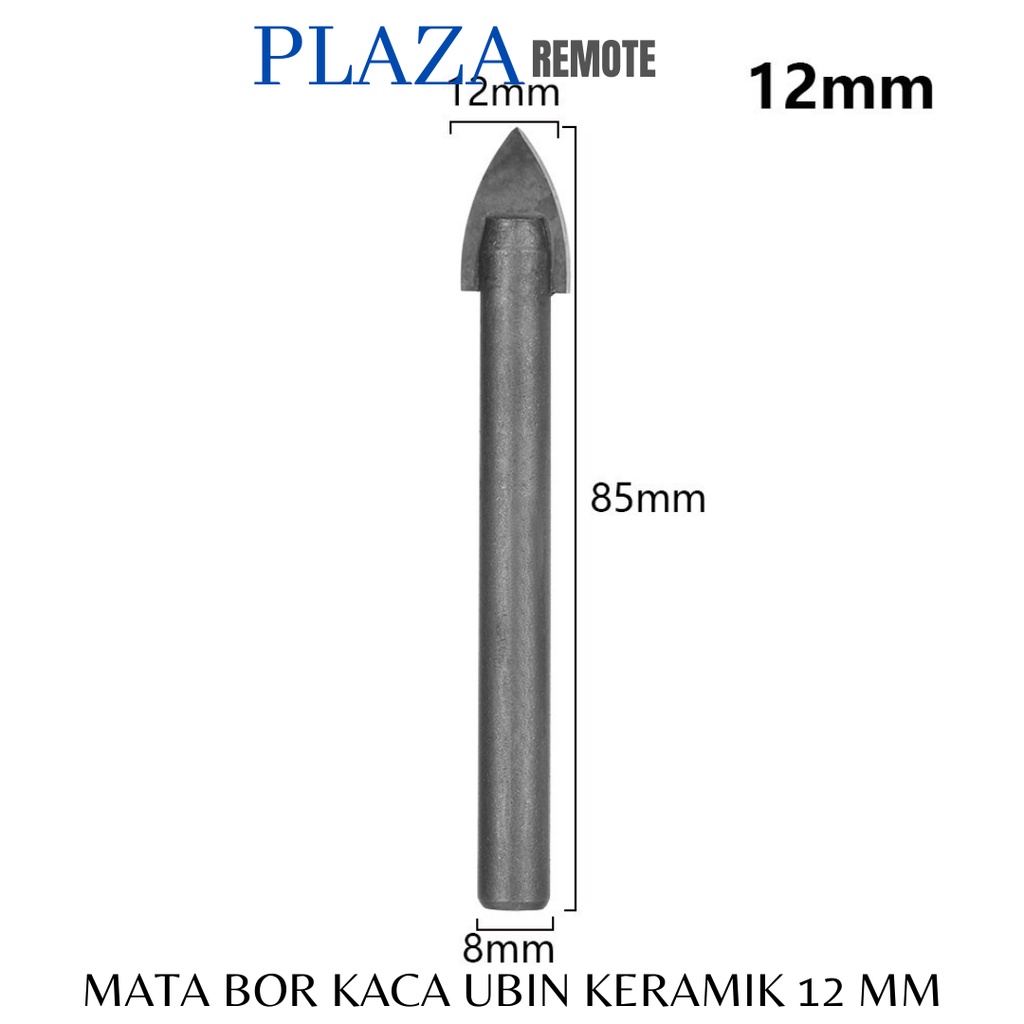 MATA BOR TOMBAK KACA KERAMIK GRANIT POSELEN SEGITIGA 4 MM 5 MM 6 MM 8 MM 10 MM 12 MM 14 MM