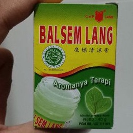 ORIGINAL CAP LANG BALSEM LANG 40 GRAM / BALSEM LANG AROMATHERAPY 40 GR