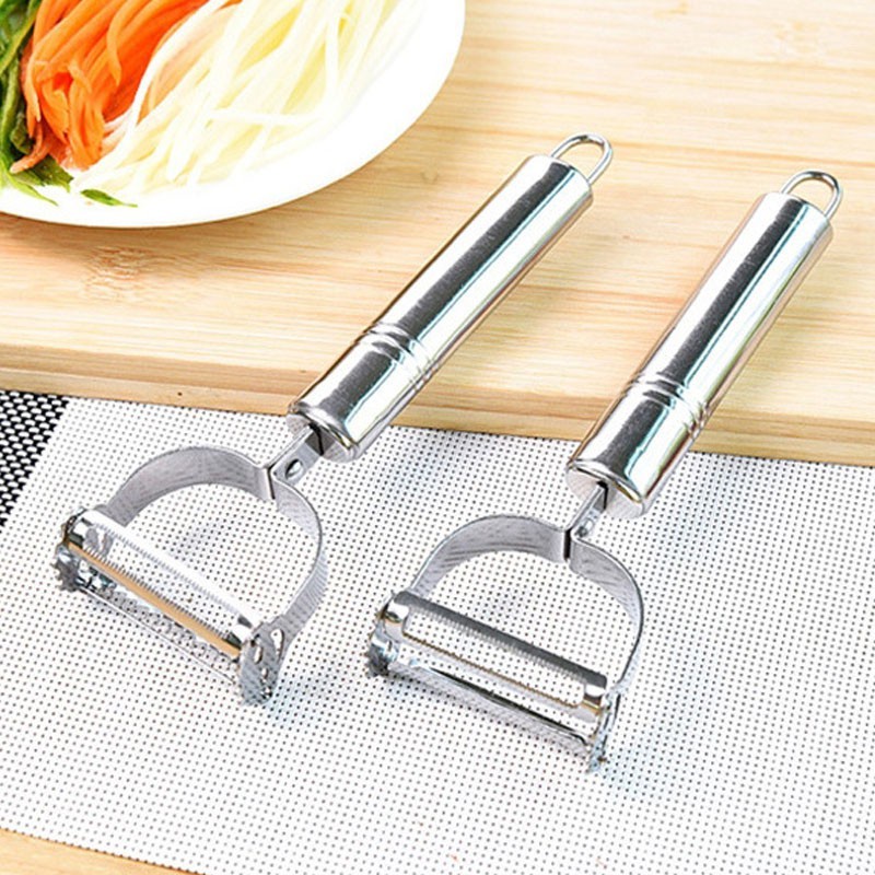 Peeler Parutan Pemotong Stainless Pengupas Buah Apel Kentang Sayur