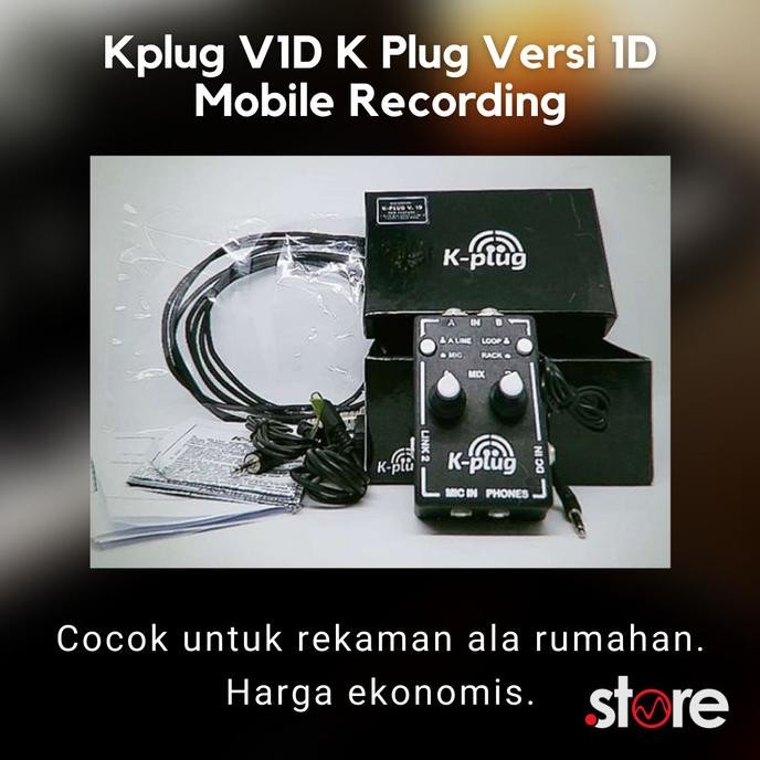 Ready Stock Kplug V1D K Plug Versi 1D Mobile Recording Audio Interface