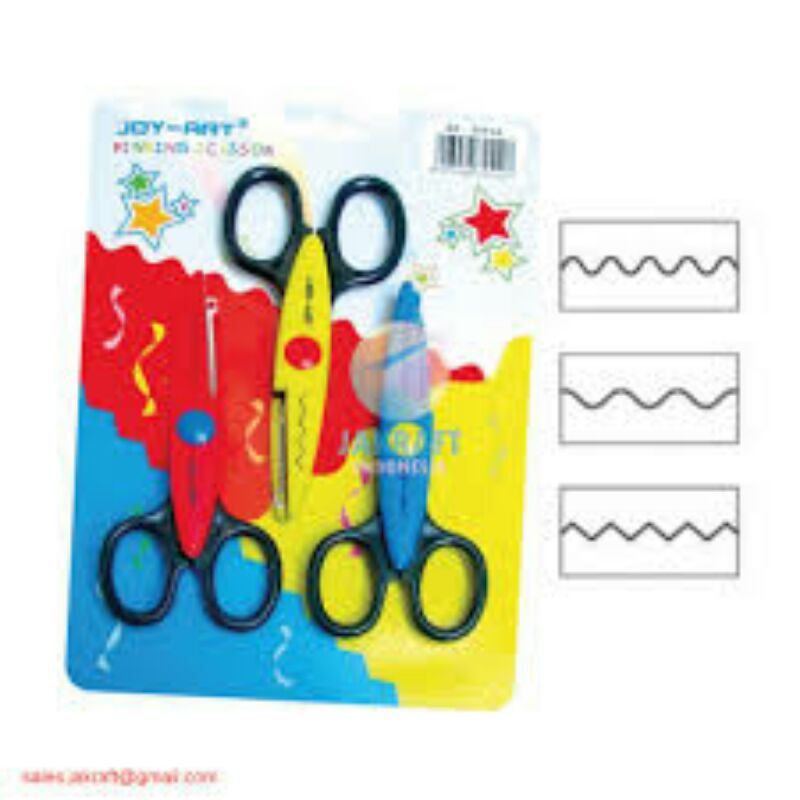 

gunting zigzag joyart