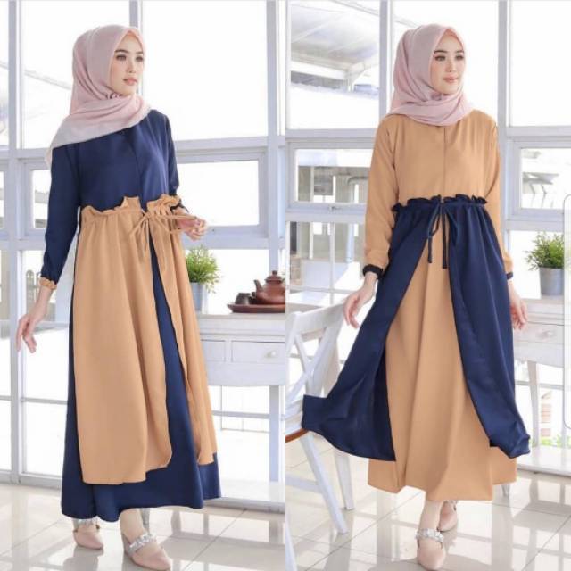 Gamis moskrep Layer //JF632