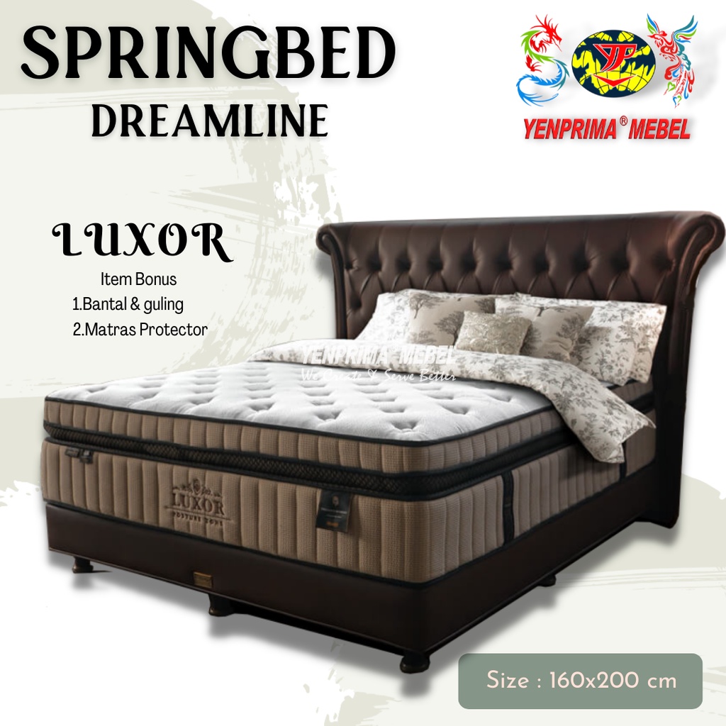 [YENPRIMA] Springbed Set Dreamline Luxor 160 x 200