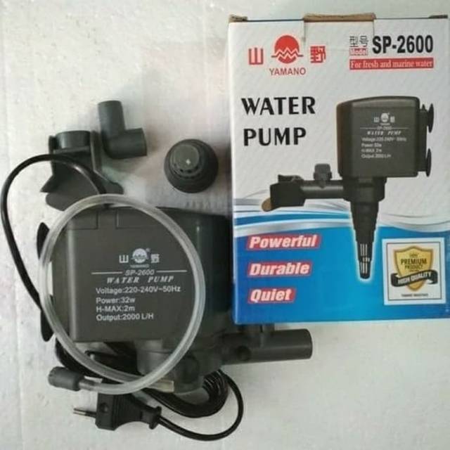 Mesin Pompa Power Head Pump Aquarium Aquascape Kolam Ikan Yamano 2600 Shopee Indonesia