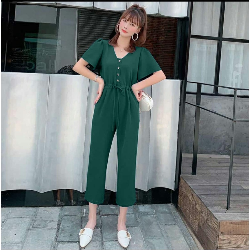 [MCFK] Jumpsuit Thania / Jumpsuit Wanita Korea / Overall Wanita / Jumpsuit Polos / Jumpsuit Wanita