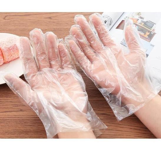 Sarung Tangan Plastik Transparan Sarung tangan cuci piring sarung tangan semir tinta hand gloves