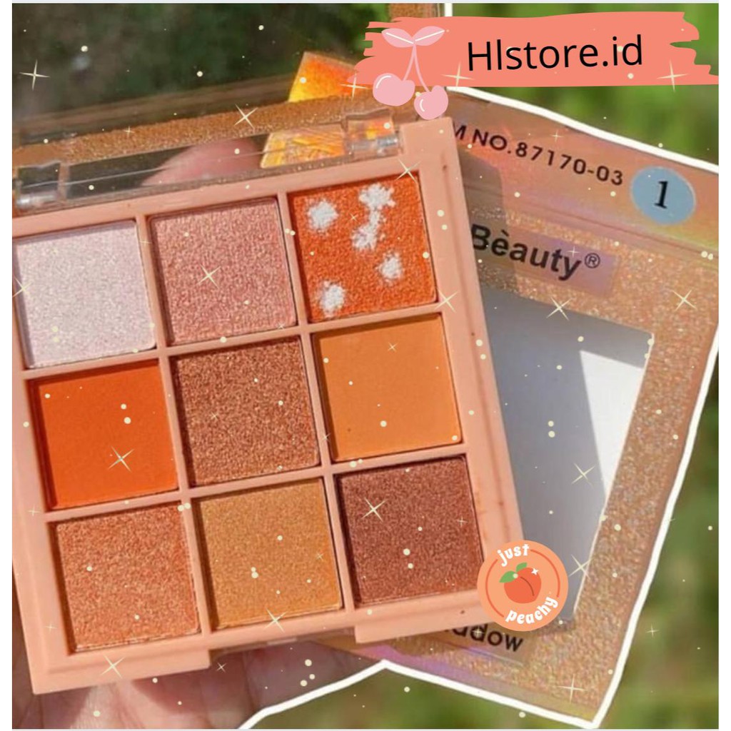 EYESHADOW KISS BEAUTY EYESHADOW THAILAND KOREAN PEACHY EYESHADOW GLITTER ORIGINAL THAILAND