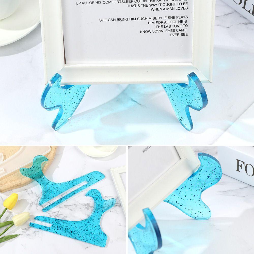 R-flower 2pcs Cetakan Holder Foto DIY Artwork Kerajinan Bingkai Membuat