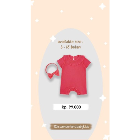 Royale bebe Bianca Romper and headband
