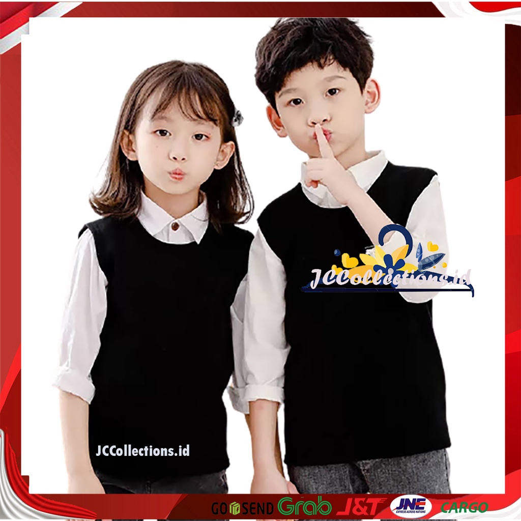 Rompi Vest Anak Korea Oneck  / Kids Vest Rajut Anak Odwinn - JCCollections