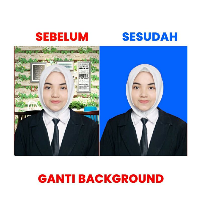 Edit Background Foto | Ganti Jas Pria dan Wanita | Pasfoto Persiapan CPNS 2021