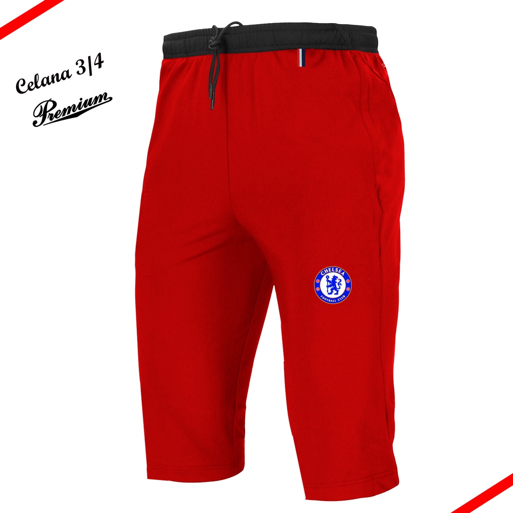 PROMO Celana Jogger Pants 3/4 Sport Logo Chelsea Original / Celana Pendek Pria Murah / Celana Santai