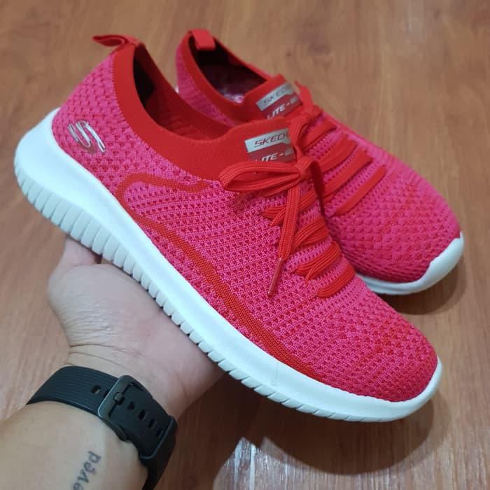 SEPATU SKECHERS ULTRA FLEX STATEMENT - RED / SKECHERS WANITA