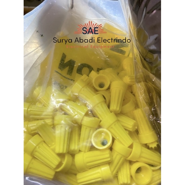 Lasdop titon kuning penutup kabel