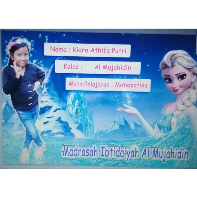 PROMO LABEL STIKER NAMA BUKU TULIS SEKOLAH KARAKTER ,P: