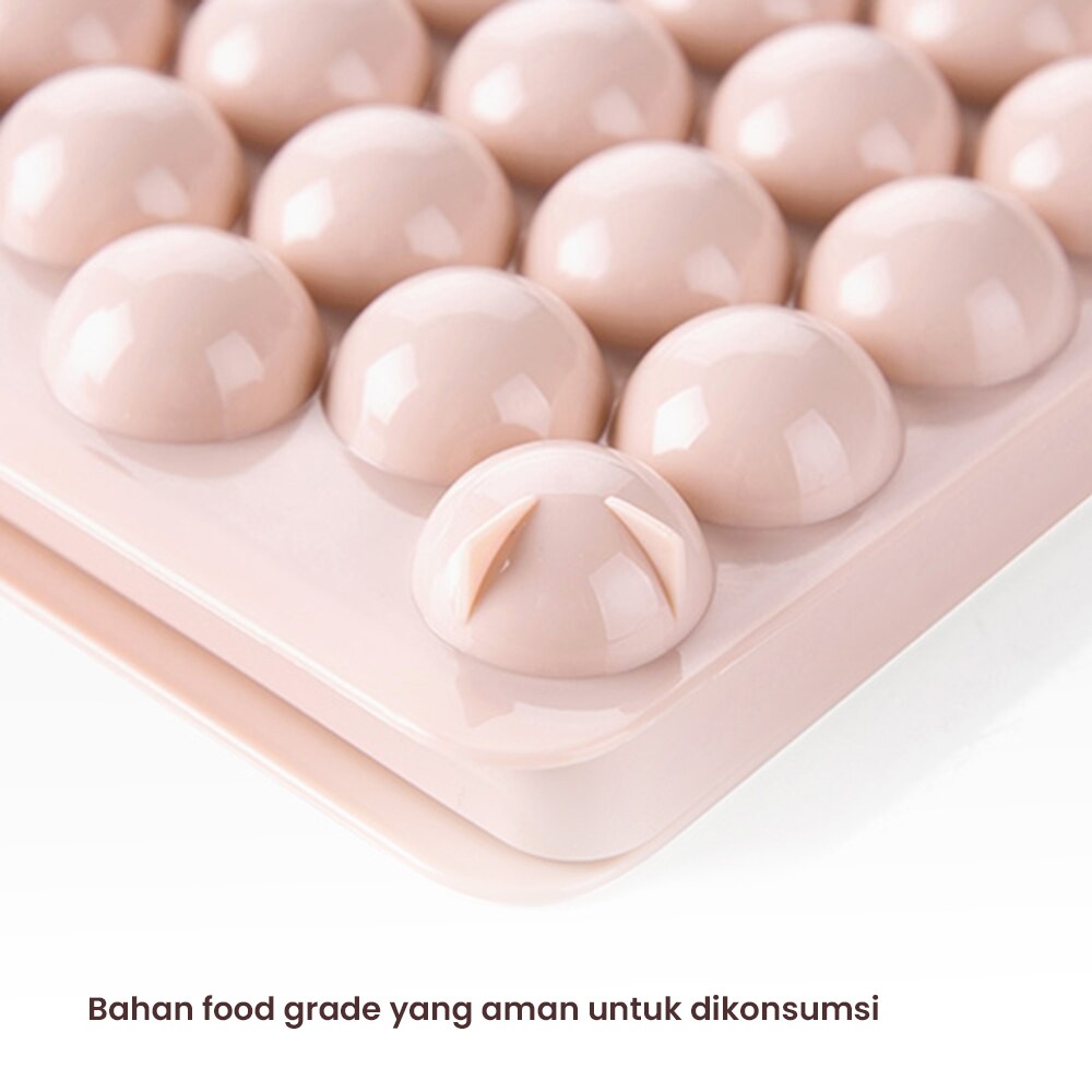 Cetakan Es Batu Model Bulat 33 Lubang