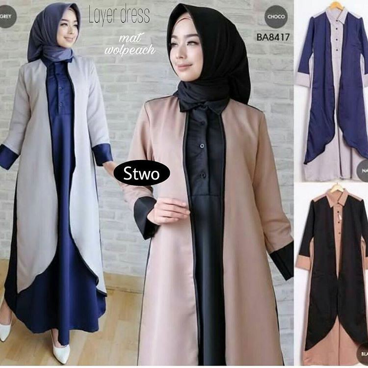 Modis Gaul Terkini Modern Elegan/ GAMIS GRACELLA BY ERIC SUMMER| BUSANA MUSLIM SYAR'I