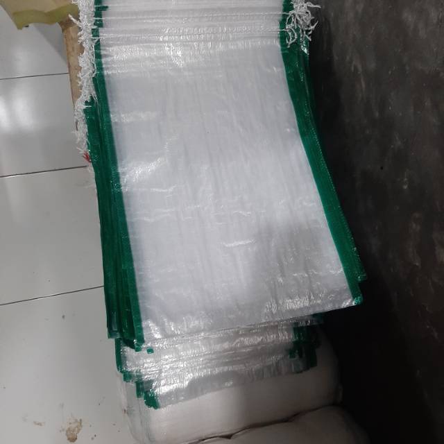 Karung beras 25kg transparan polos