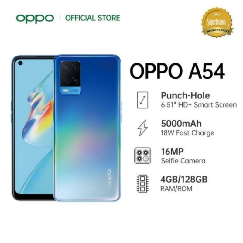 OPPO A54 RAM 4/128