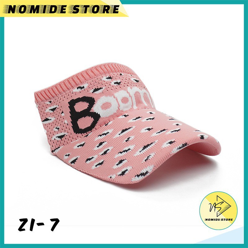 Topi Rajut Anak Visor Pantai Sunshade Motif Kartun Doraemon ANTI UV Topi Lucu Anak Laki Perempuan ZH-ZI7-DARK PINK