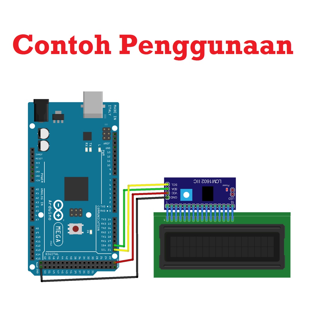 [HAEBOT] Module Arduinoo Mega 2560 CH340 Board SMD + Kabel USB 30cm Mikrokontroler CH340G Papan Robot Pengendali Mikro AVR CNC Ramps 3D Printer Development