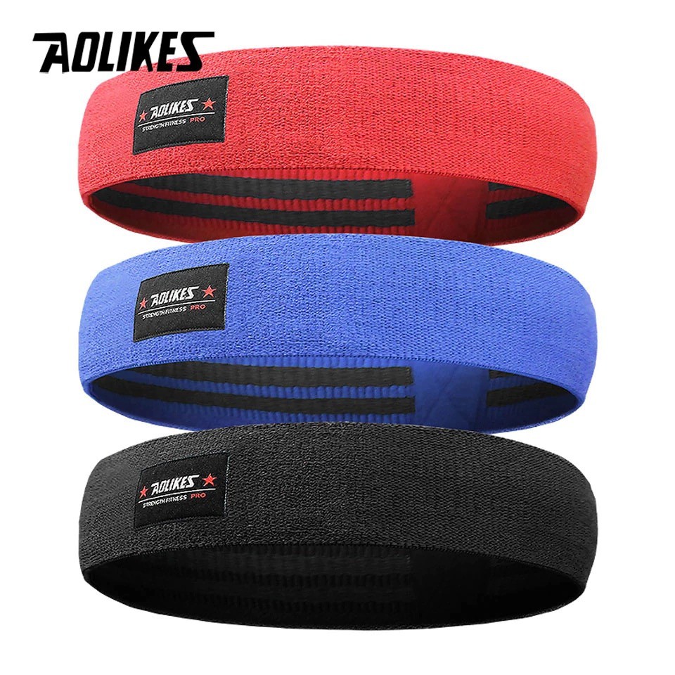 AOLIKES 3603 Hip Resistance Band - Booty Band - Tali Stretching Yoga / Karet Elastis Olahraga GYM