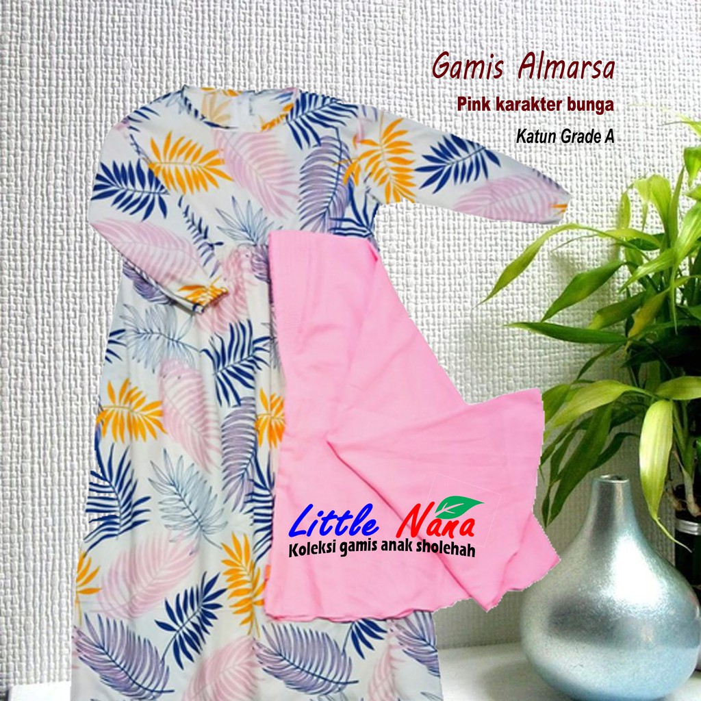 Gamis anak perempuan Al Marsya Katun Grade A