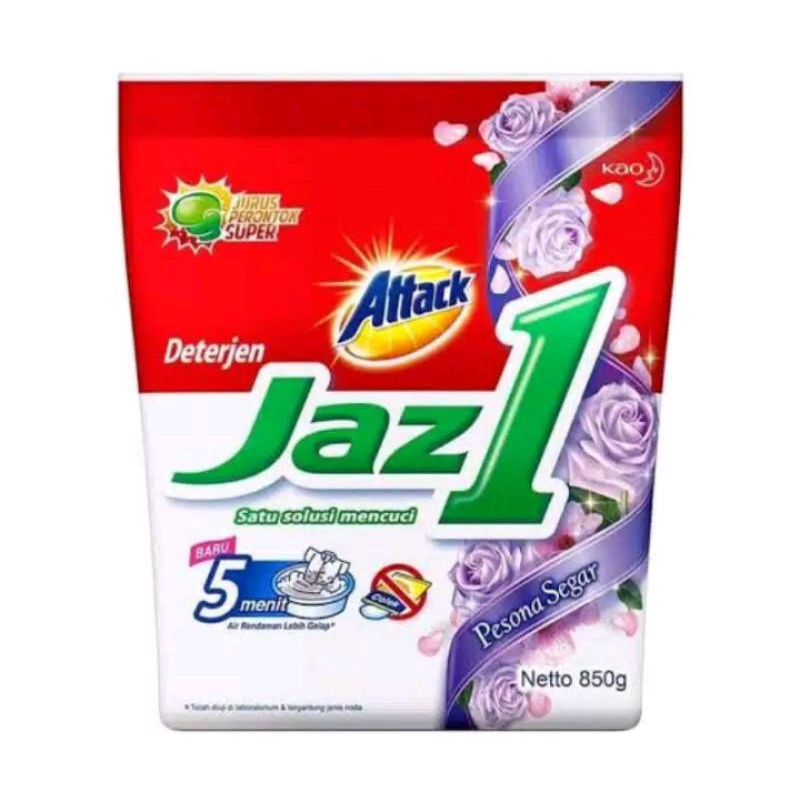 ATTACK JAZ1 850 GRAM DETERJEN BUBUK SABUN CUCI PAKAIAN JAZ 1 850 GR