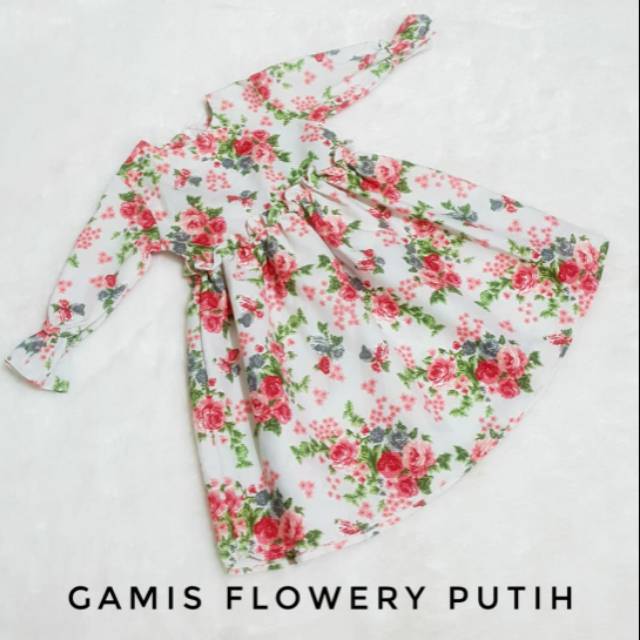 GAMIS ANAK MOTIF BUNGA