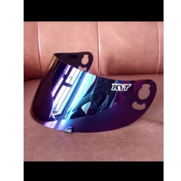 flat visor blue purple kyt kr1 dan sr sport