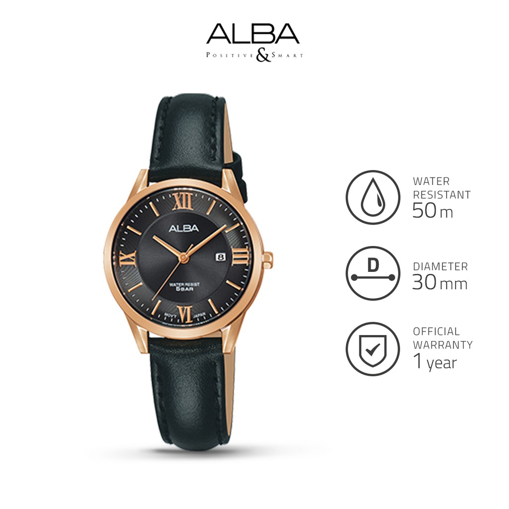 Jam Tangan Wanita Alba PRESTIGE Quartz Leather AH7R38 