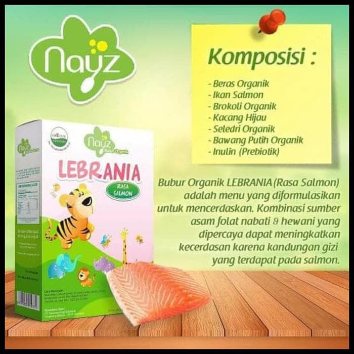 Nayz Bubur Tematik 300 gram / MPASI Organik 300 g / Bubur Bayi 6 bulan+