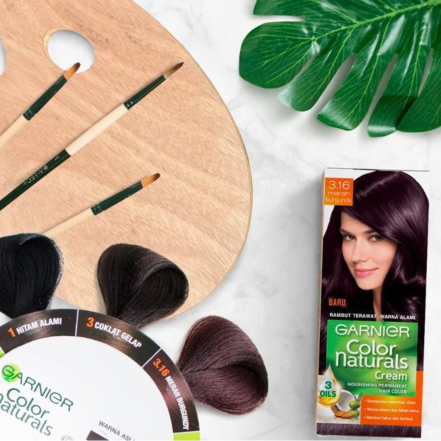  Cat  Rambut  Garnier  Warna Coklat Kemerahan Model Terbaru