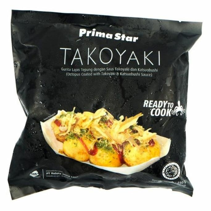 

`````````] Takoyaki instan Primastar dengan saus dan katsuobushi 250 gram