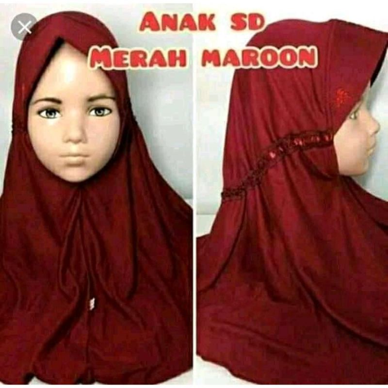 KERUDUNG ROBANI KW/ JILBAB SEKOLAH JILBAB SERUT TK,SD,SMP,SMA