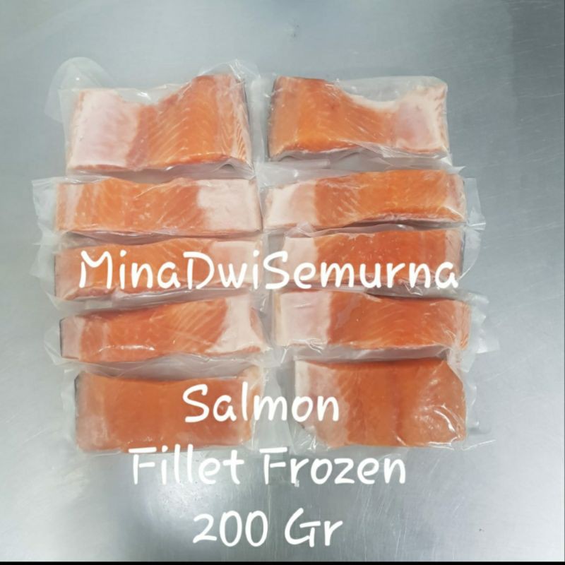 

Ikan Salmon Fillet Frozen @200gr Kualitas Premium