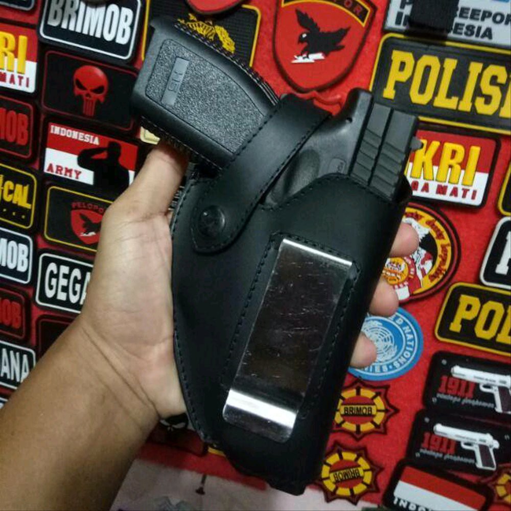 holster inside holster selip sarung senjata Glock FN1911 bareta m84 wg321 Hs9 Hs200 makarov Jericho