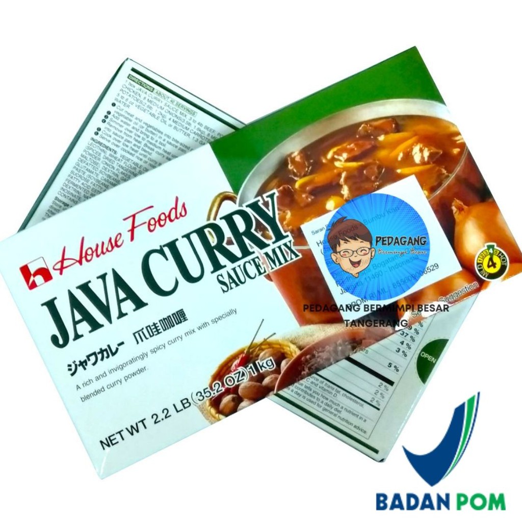 Java Curry Sauce Mix 1Kg / House Foods Bumbu Kari Jepang