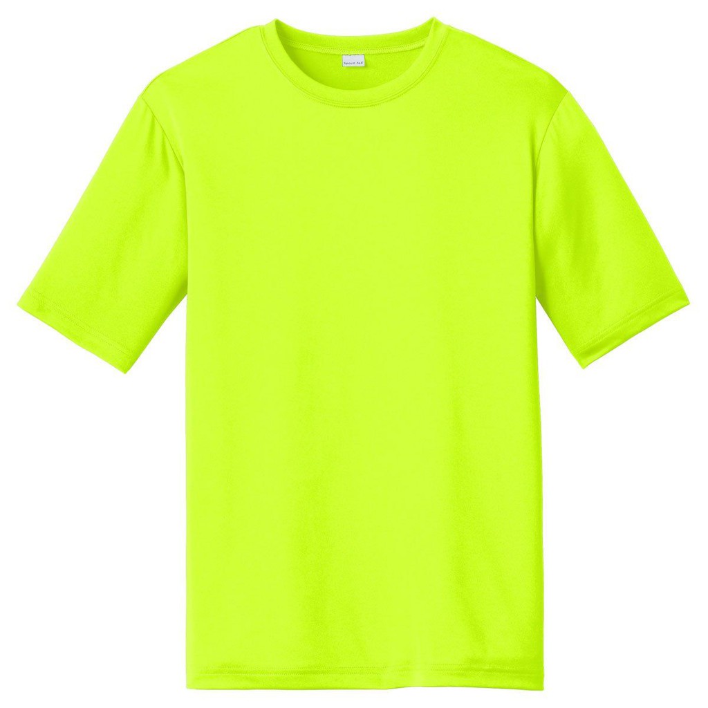 Kaos Tshirt Polos Hijau Stabilo/Neon Size XS-5XL Bahan Cotton Combed 30s Premium Atasan Unisex