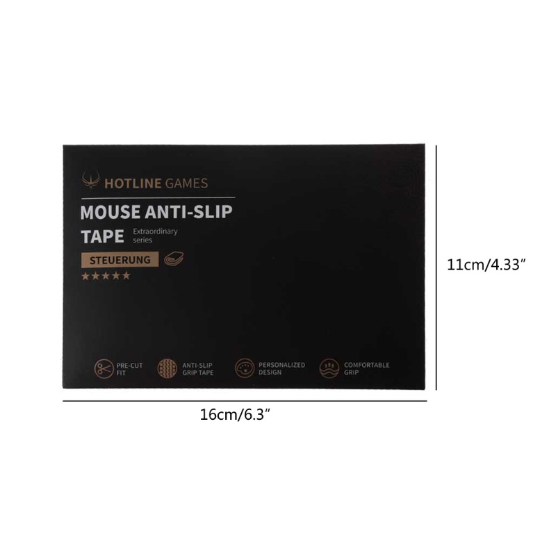 Btsg Stiker Sisi Tape Anti Slip Mouse Warna-Warni Untuk Alas Tikus Pro Wireless