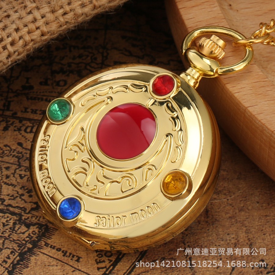 SGPW sailor moon pocket watch jam saku magical girl