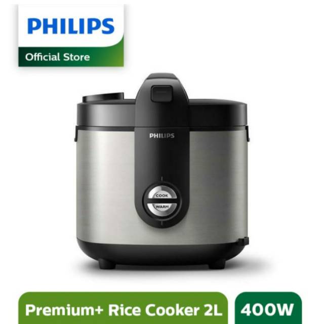 Philips HD3138 Rice Cooker 2 Liter / Magic Com HD3138/33 - SILVER  Pro Ceramic Philips HD3131 Murah