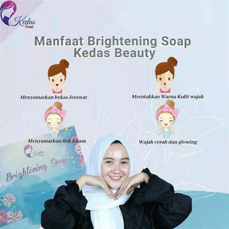 (KEMASAN BARU) BRIGHTENING SOAP KEDAS BEAUTY