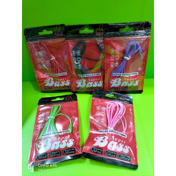 Handset handsfree earphone super bass musik angel murah meriah