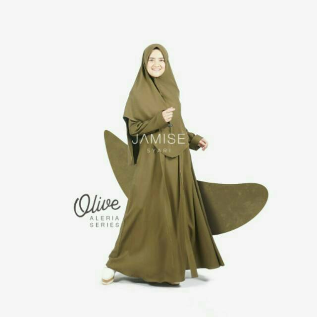 Aleria by Jamise syari sz S pad antem preloved