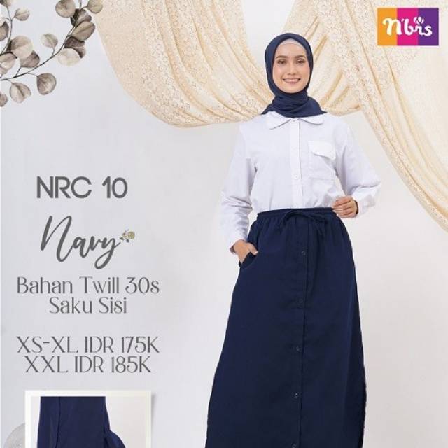 Rok celana Muslimah Nibras NRC 10