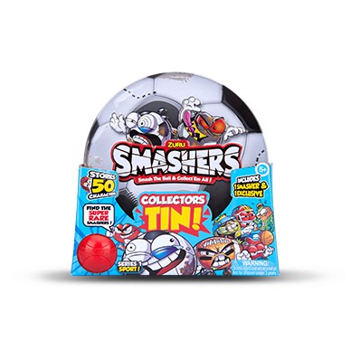 ZURU SMASHER BASKETBALL TIN / FOOTBALL TIN