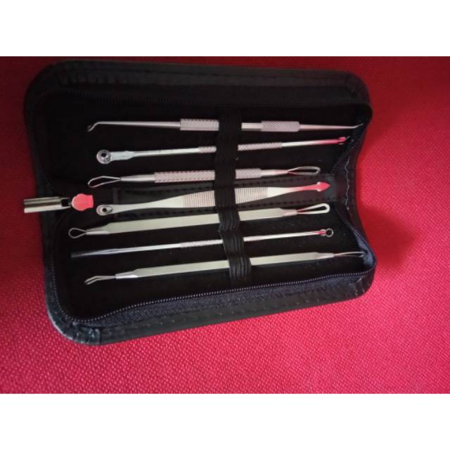 Ekstraksi komedo set komedo pinset komedo ekstraktor komedo set komedo stainless pinset komedo