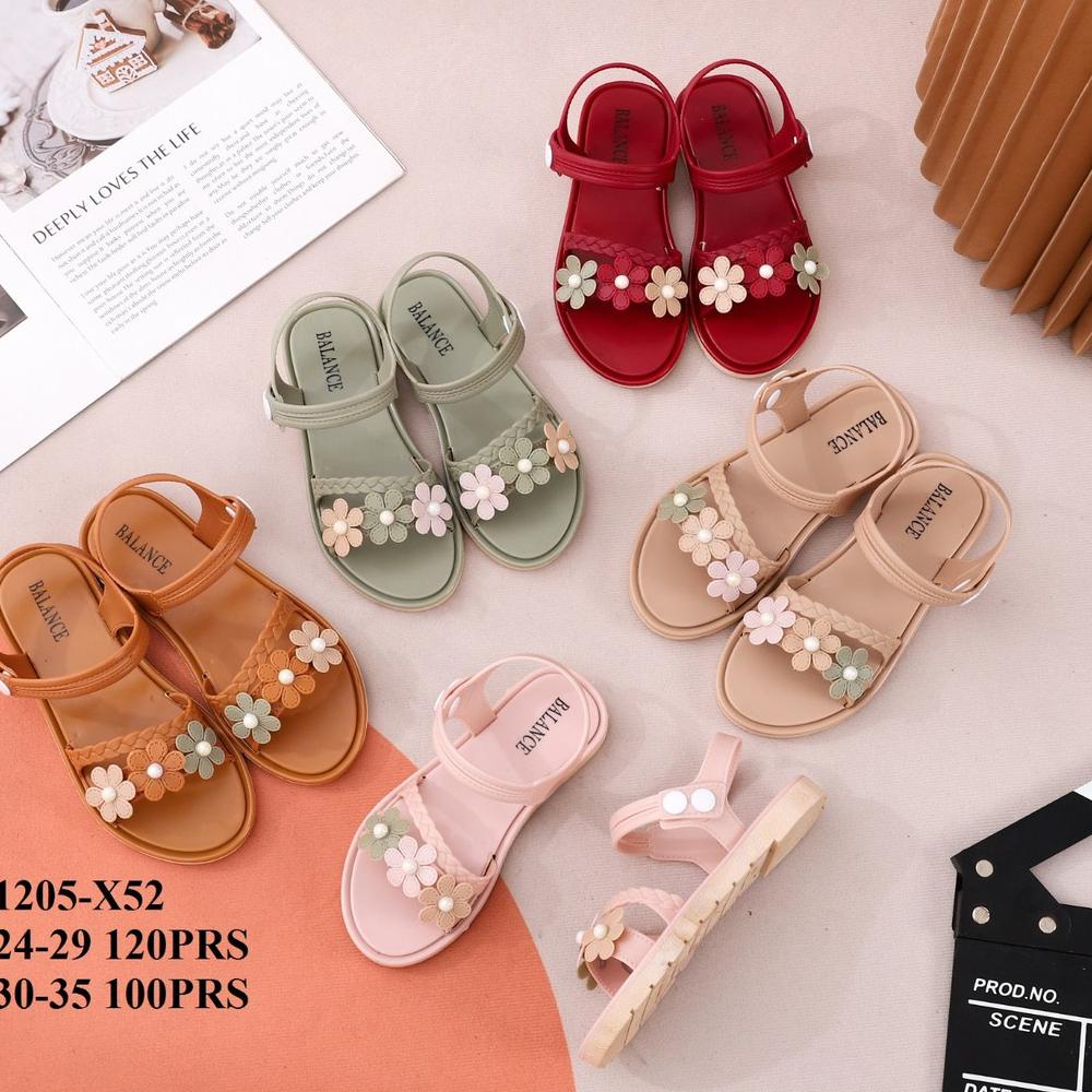 {GI.19My22ᴮ} Sandal Balance Anak 1205-x52(30-35)/Sandal Anak Perempuan Import/Sandal Jelly Anak Pere